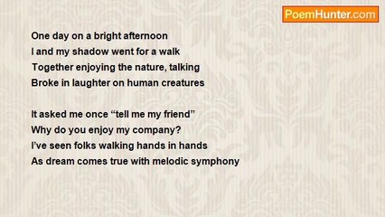 Kumud Ranjan - The Shadow: my only pal