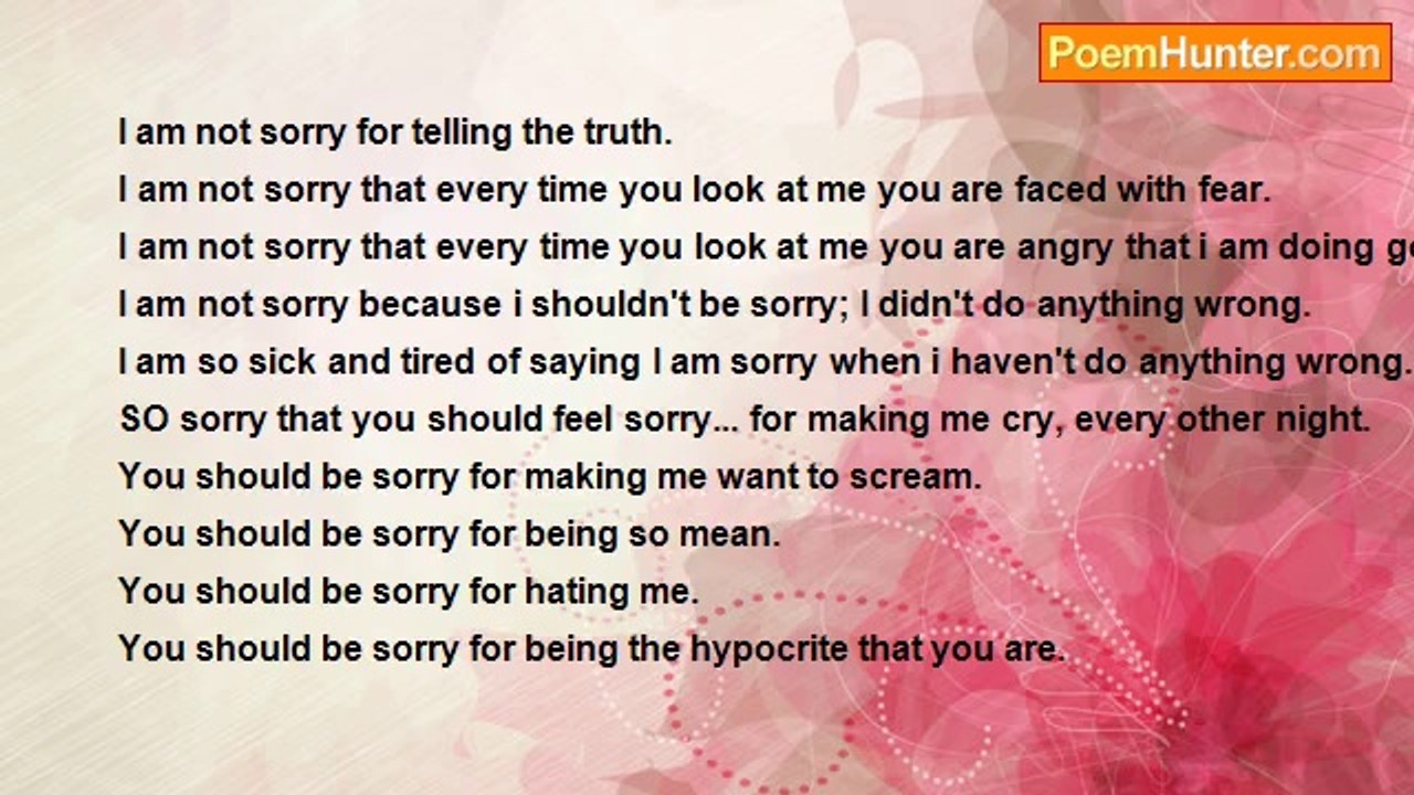 Jennifer Gordon - Sorry