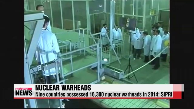 World powers possessed more than 16,000 nuclear warheads last year