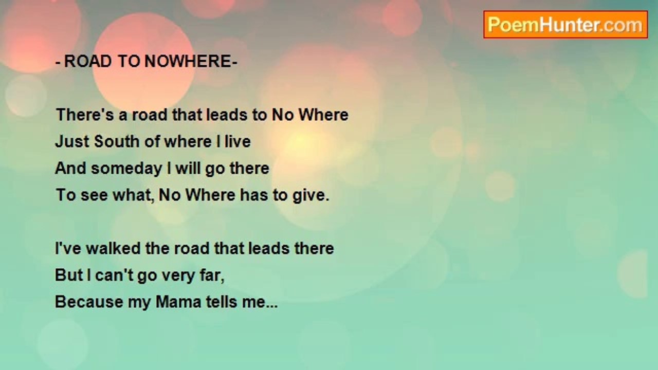 Carolyn Ford Witt - - ROAD TO NOWHERE-