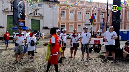 Clima no Pelourinho é fraco antes de Alemanha x Portugal