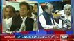 Imran Khan Addressing Outside Parliament on operation against Taliban