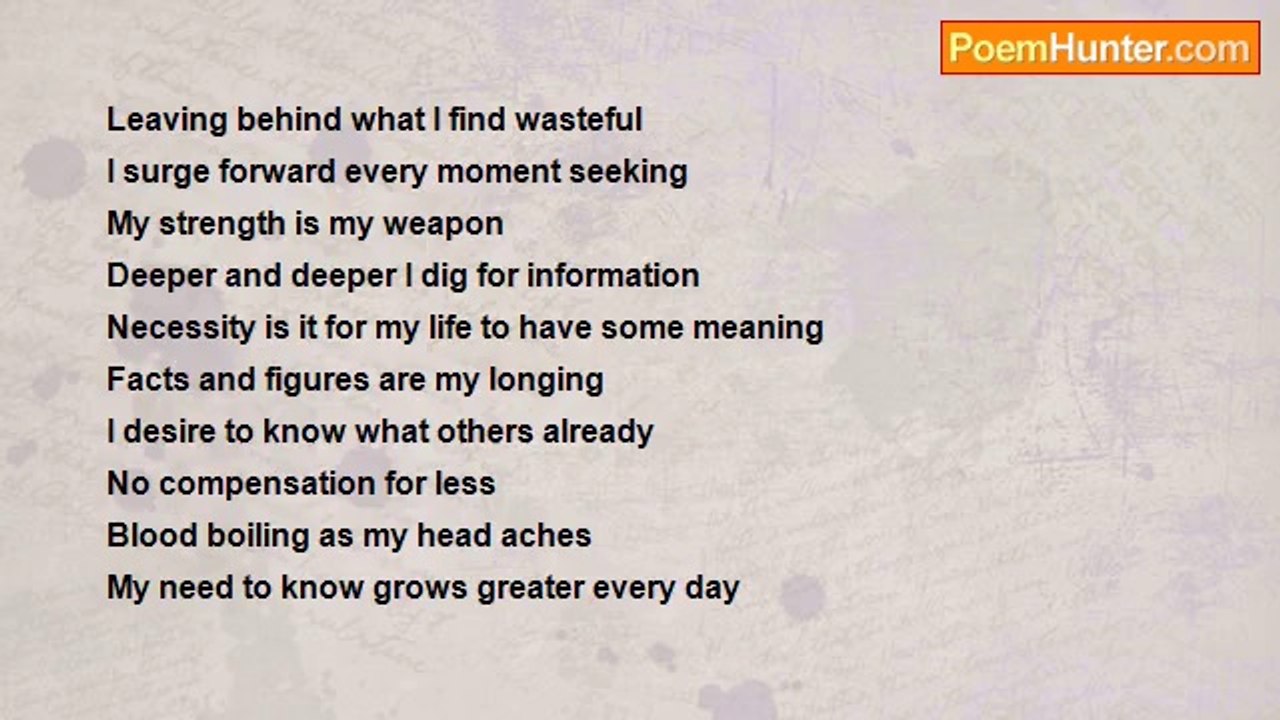 NISHIT KALAVADIA - Knowledge – My Enemy!