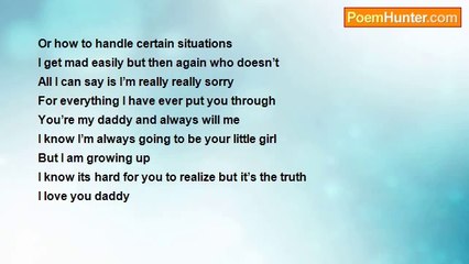 Jessica Higgins - dear daddy