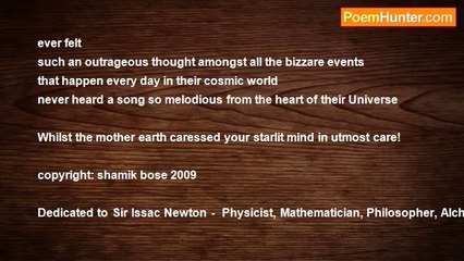 Shamik Bose - O Newton!