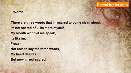 Trenton watson - My girlfriend made this for me.(3 words)