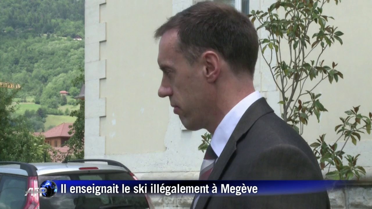 Peine d'amende pour le moniteur de ski britannique de Megève