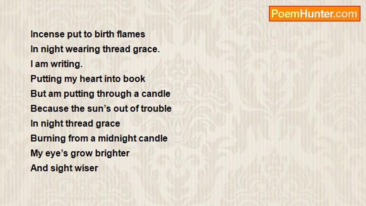 Ebi Robert - BURNING FROM A CANDLE LIGHT