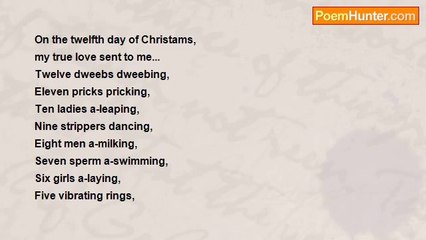 Sammantha Altebaumer - twelve days of Christmas (its very vulger)