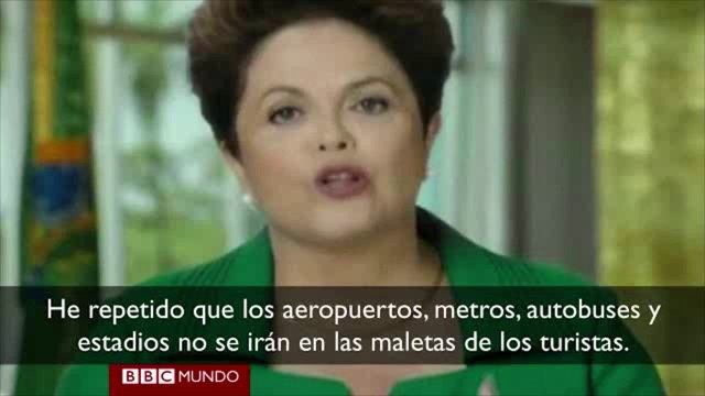 La presidenta de Brasil defiende los gastos del Mundial