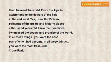 (brief renderings) Joe Fazio - The Most Treasured.