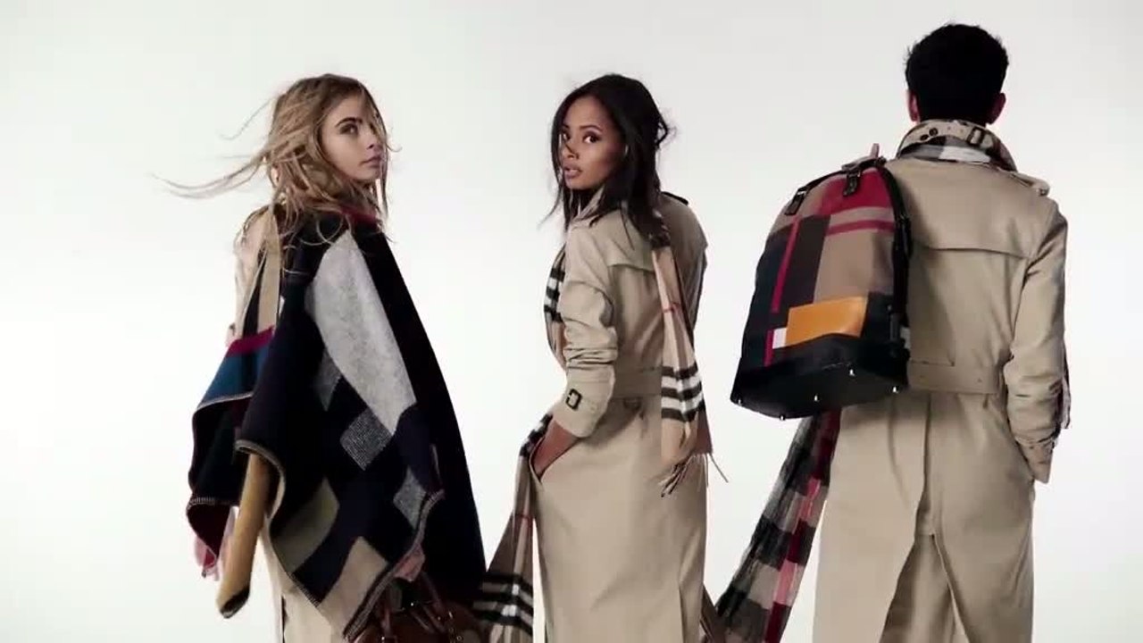 Le casting hot de Burberry