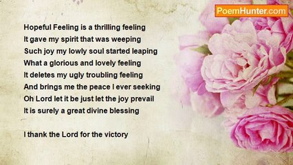 Clarence Prince - Hopeful Feeling!