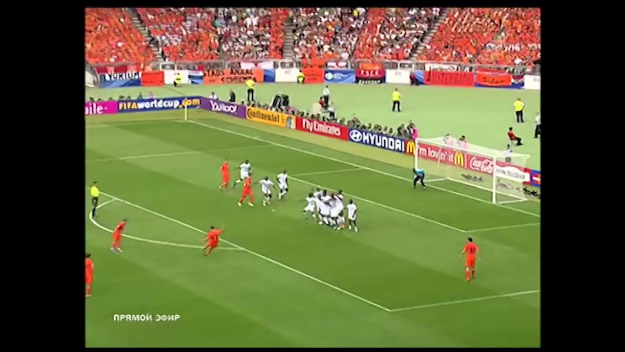 Les plus beaux coups francs de l'histoire de la Coupe du monde