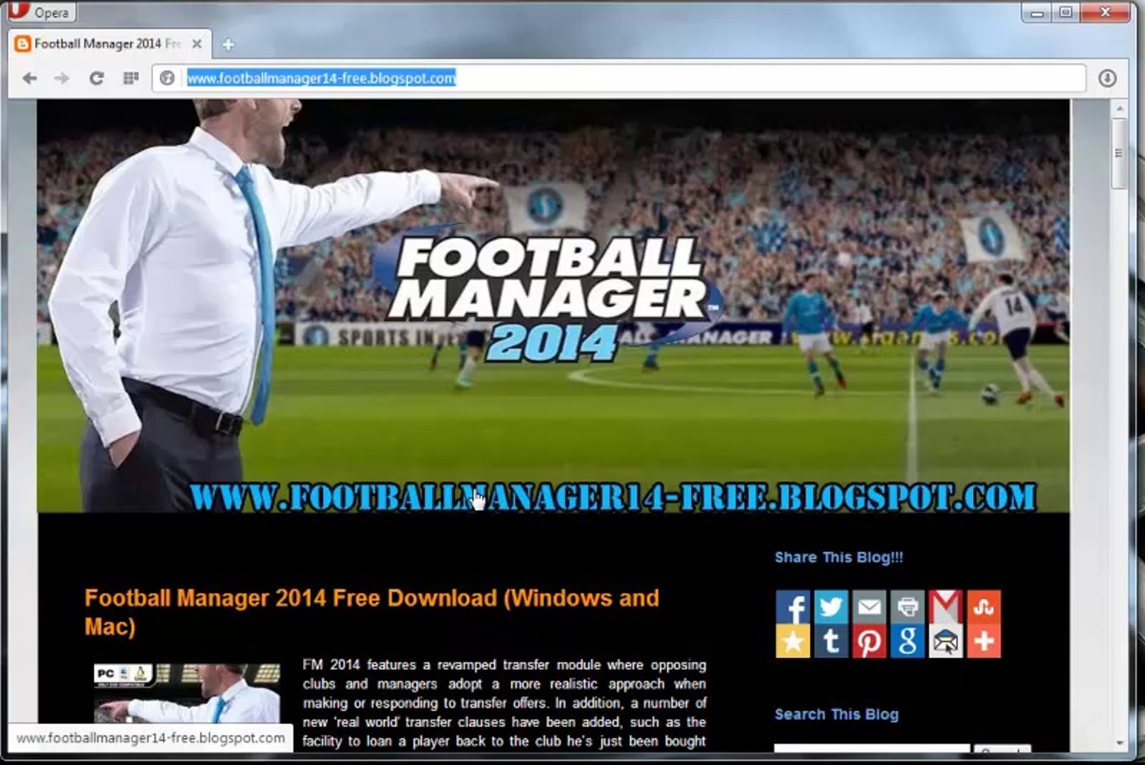 Football Manager 2014 Free For Pc And Mac Video Dailymotion