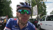 Thibaut Pinot à l'arrivée de la 3e étape du Tour de Suisse 2014