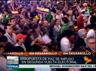Si pdte. Santos ogra la paz, obtendrá de nuevo el respaldo de Colombia