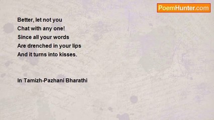 anushmadhu P.Bharathi - Drenched kisses.