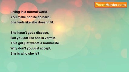 Normal Girl Normal World - That Girl.