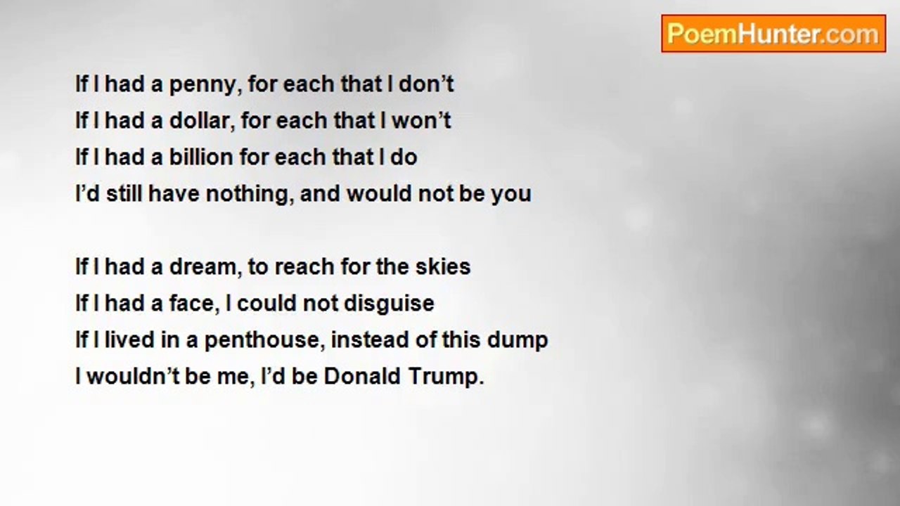 Jane Van Doe - >The Donald  (Trump, NYC Donald...
