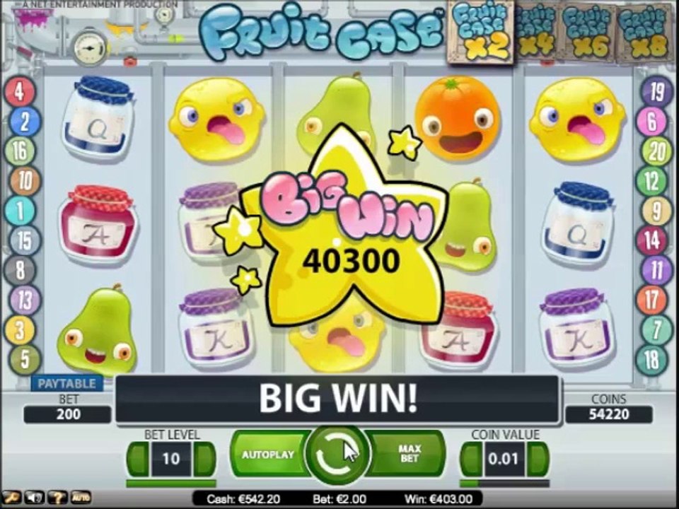 Fruit Case Slot - Big Win in Maingame (201x Bet)