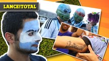 Fanáticos! Hermanos fazem loucuras pela Argentina na Copa