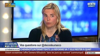 Cheminots, intermittents… la réforme va-t-elle rester à quai ? dans Les Décodeurs de l'éco – 16/06 3/5