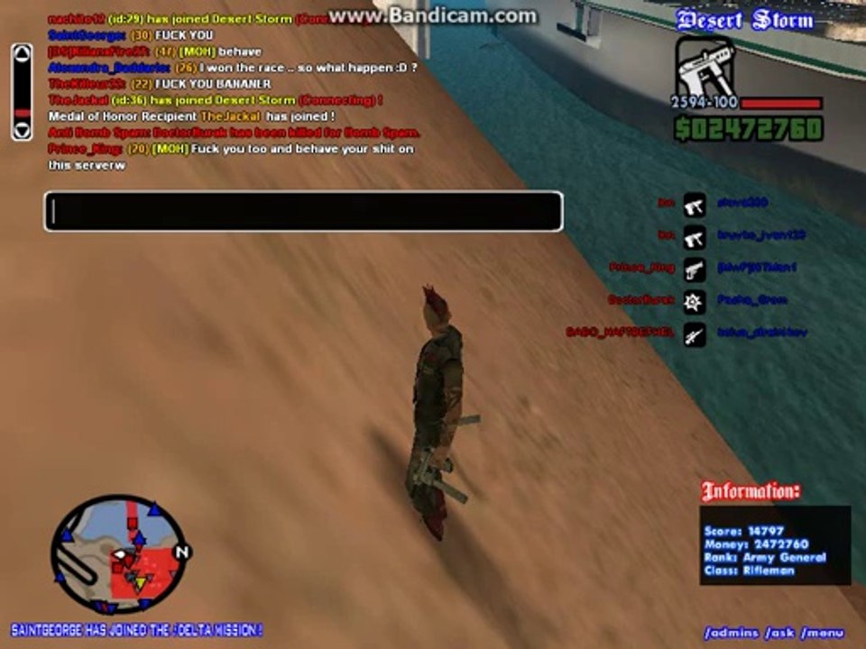Discussion between 3 players (bad language)