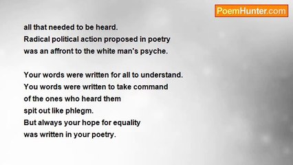 Edwina Reizer - BALLAD OF LANGSTON HUGHES