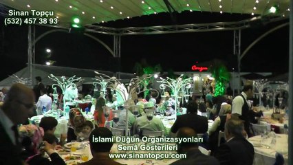 islami düğün organizasyonuna katılan bursa ilahi grubu programı