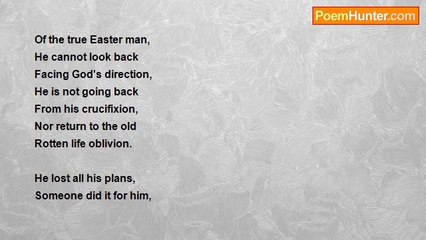 Cynthia BuhainBaello - Marks of a True Easter Man