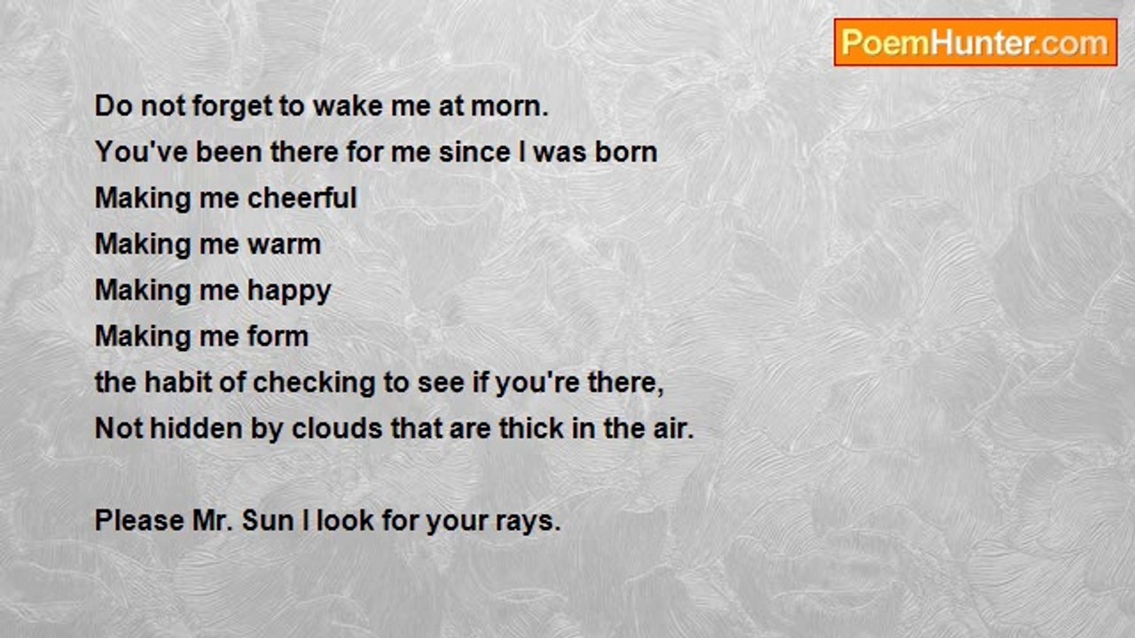 Edwina Reizer - MR. SUN