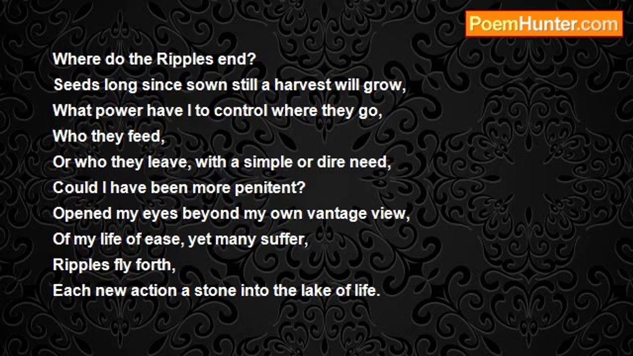 Palious Thatcher - Where do the Ripples end?