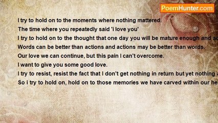 Diana monique Martinez - What happened to us?