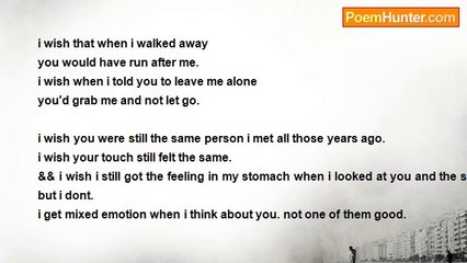 amanda currier - the old you is gone.