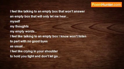 Lilly Solares - The empty box