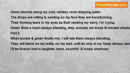 Beating Tree - Purple & Green Shadows