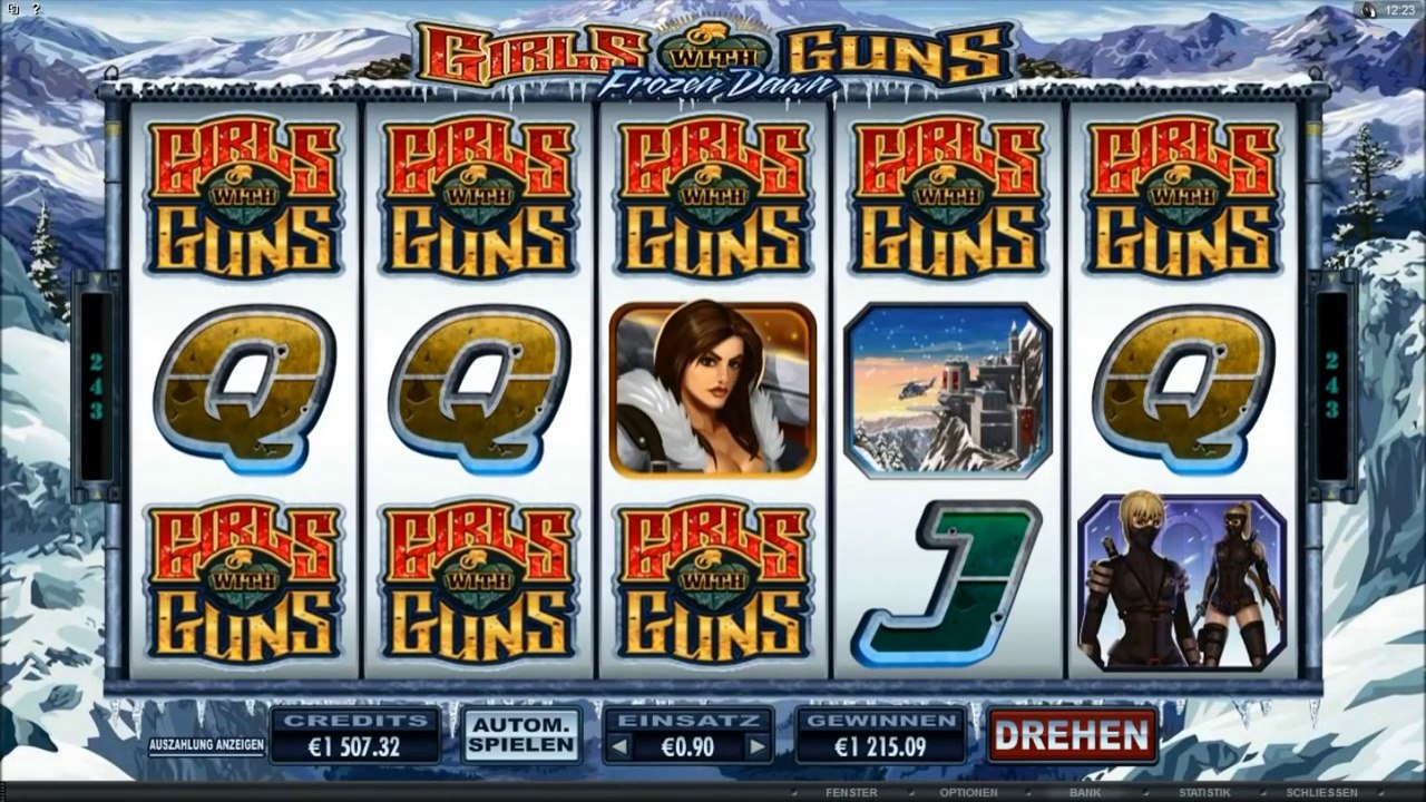 Girls with Guns - Frozen Dawn Slot - Magnetic Wilds Feature Super Mega Big Win 1350x Bet