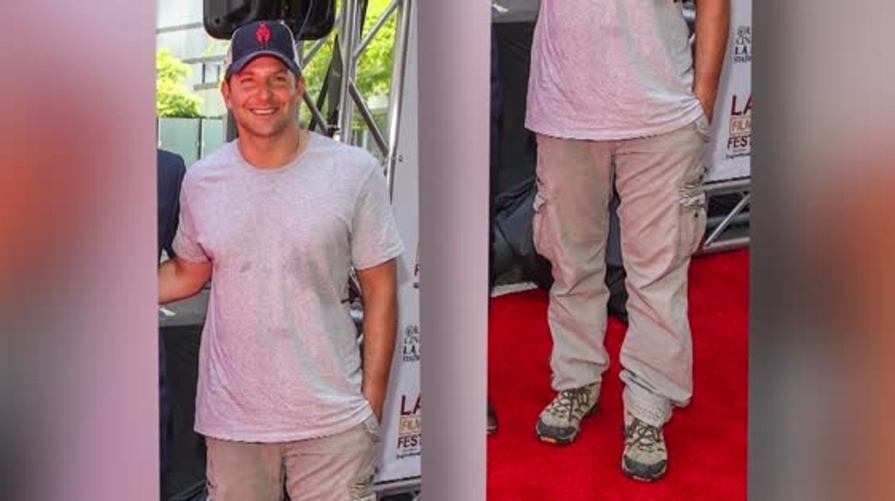 Bradley Cooper ist unmöglich auf dem roten Teppich gekleidet