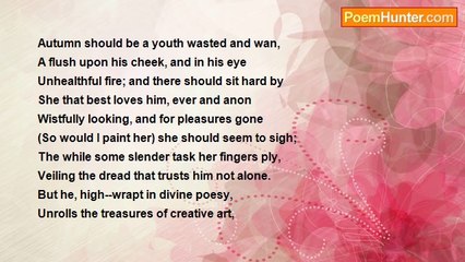 Henry Alford - Sonnet LXXIV. Autumn, Whose Fruits Endure, Though Death Is On It.