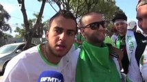 Football / Les supporters algériens enflamment Belo Horizonte - 16/06