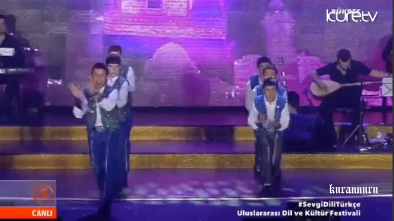 Gösteri Kırgızistan Azerbaycan ROMANYA 12.Türkçe Olimpiyatı