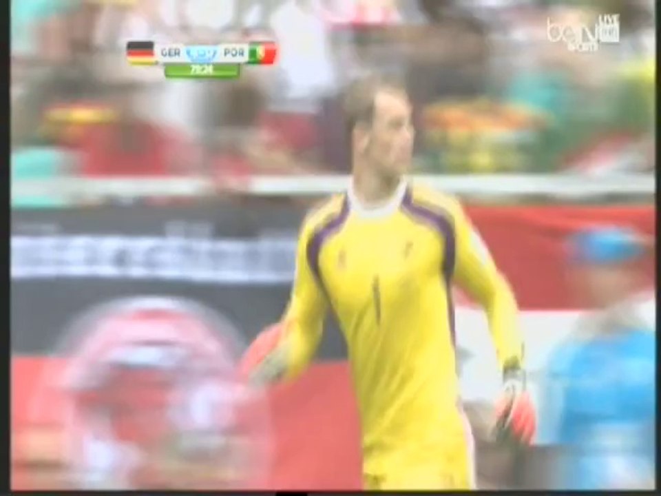 الشوط الثاني من مباراة ألمانيا والبرتغال في مونديال 2014