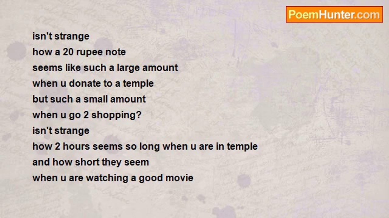 ishita bhatnagar - isn't strange