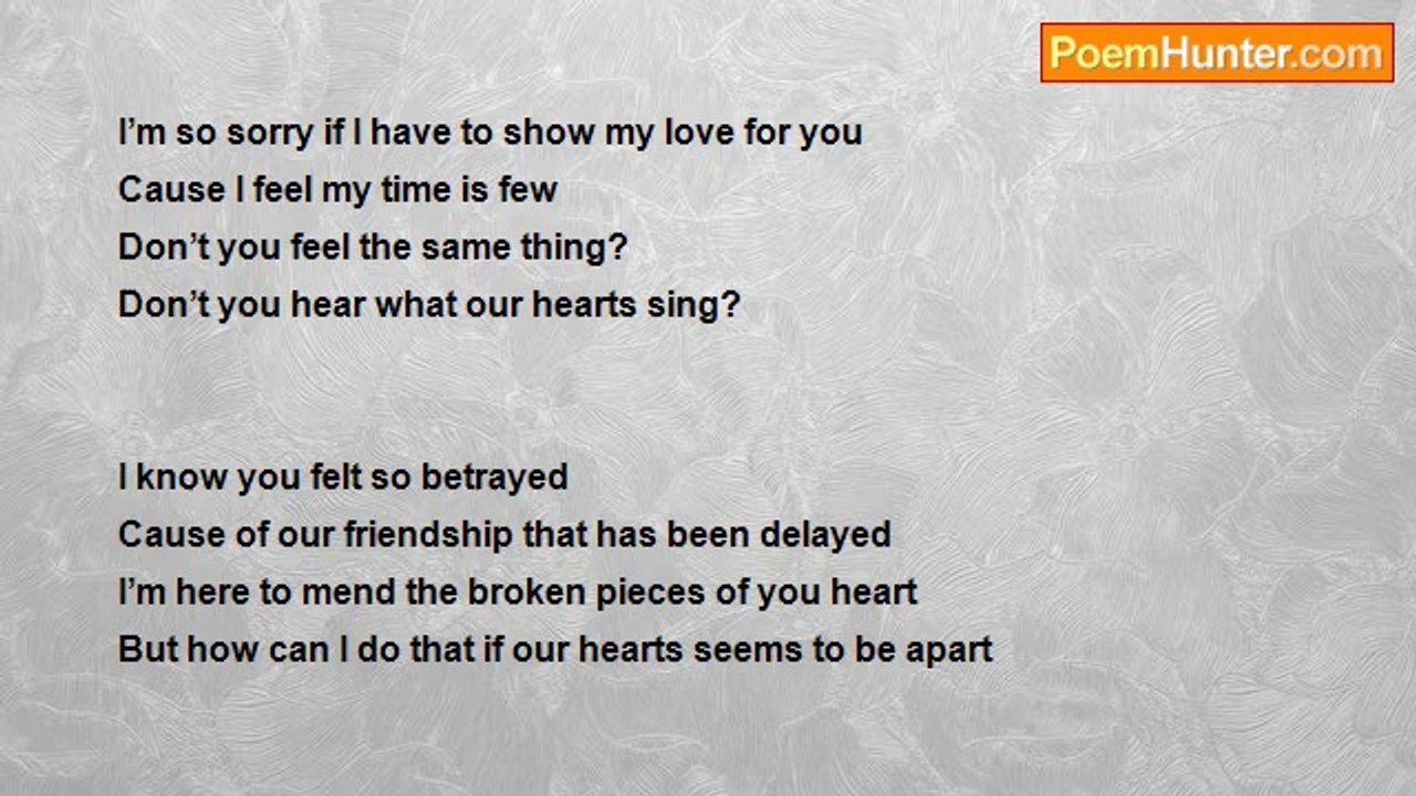 angela Tenorio - broken friendship