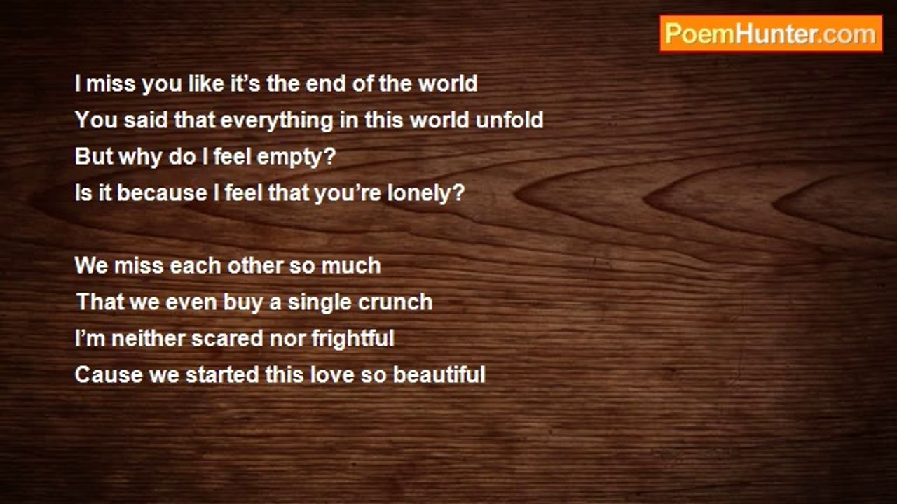 angela Tenorio - missing you
