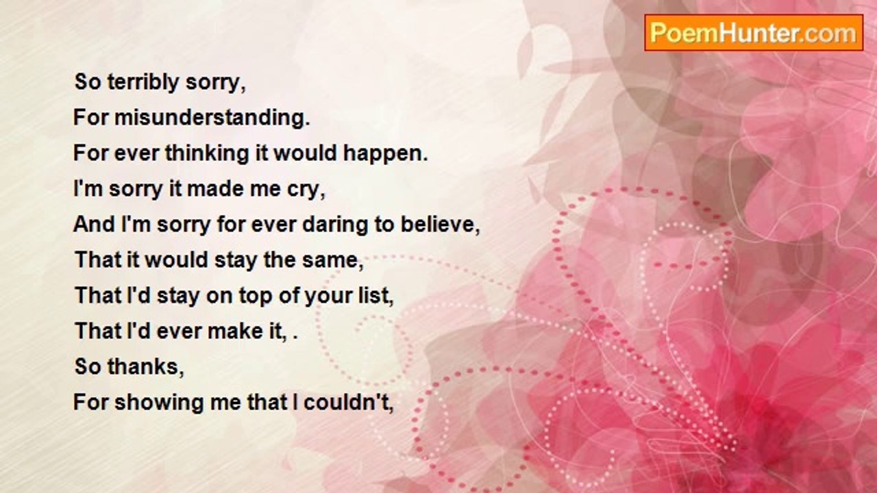 charlotte harris - Sorry