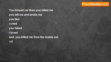 Grace DeVon miller - kissed me killed  me