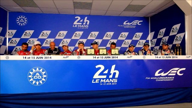 Overall winners press conference following the 2014 24 Hours of Le Mans