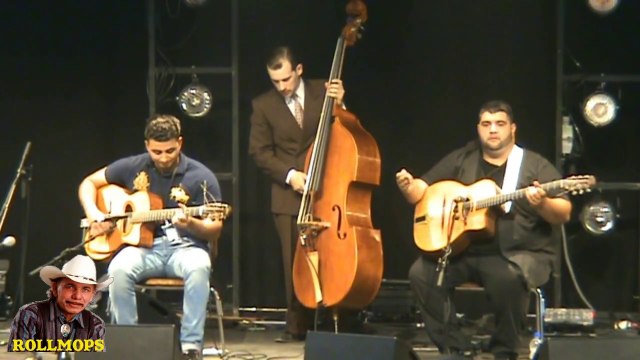 AMATI SCHMITT TRIO AU FESTIVAL JAZZ MANOUCHE DE ZILLISHEIM 12/13/14/15 JUIN 2014 ROLLMOPS